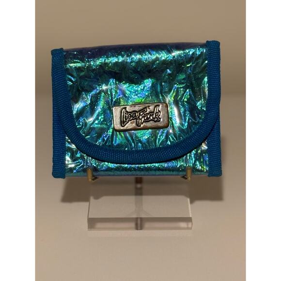 Rare Vintage Lisa Frank iridescent Y2K flower wallet - Picture 1 of 6